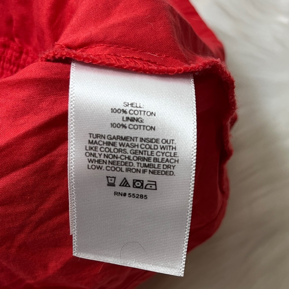 Express Vibrant Red Ruffle Tank Top - Picture 10 of 10